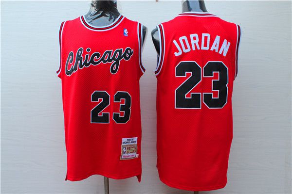 Men 2017 NBA Chicago Bulls #23 Jordan Red Nike jersey->philadelphia 76ers->NBA Jersey